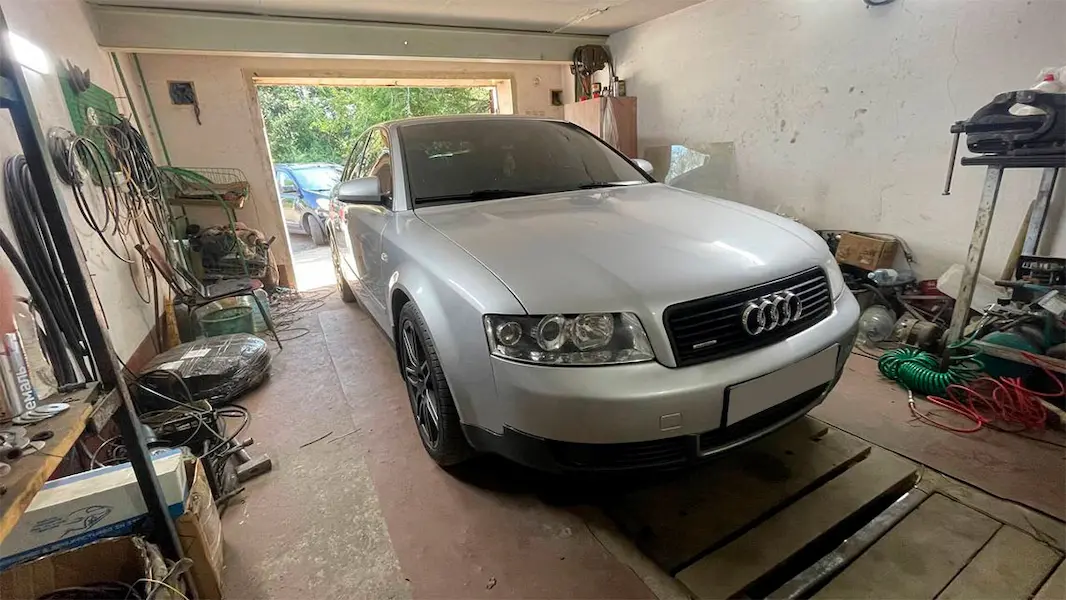 Встановлення ГБО на AUDI A4 у Запоріжжі загальний вигляд